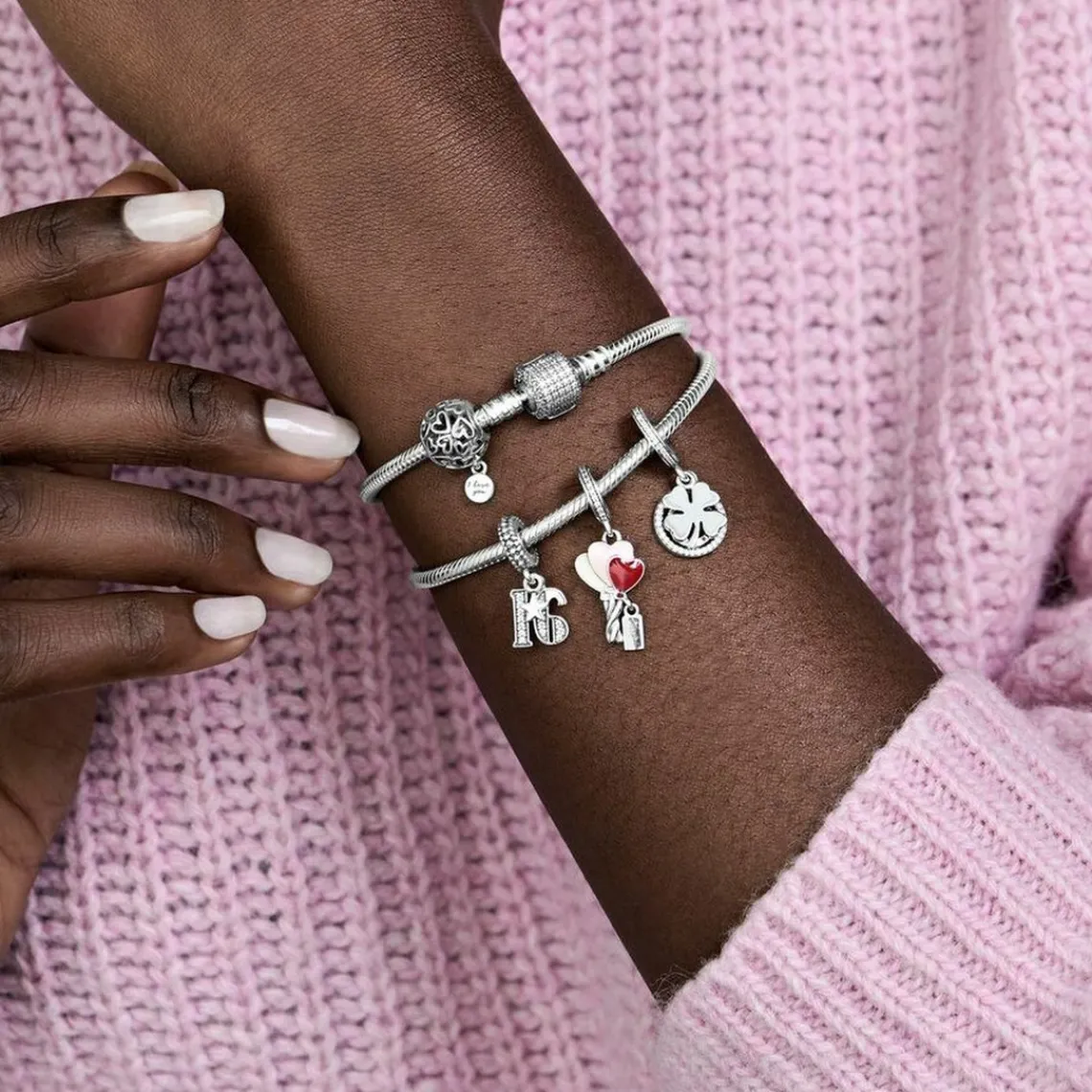 Pandora Charm Pendant Trèfle à Quatre Feuilles Moments | Femme Charms