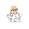 Pandora Charm Pendant Triple Séparable Amitié Bimatière | Femme Charms
