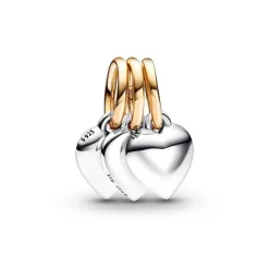 Pandora Charm Pendant Triple Séparable Amitié Bimatière | Femme Charms