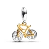 Pandora Charm Pendant Vélo à Roues Mobiles Bimatière | Femme Charms