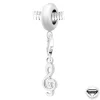 So Charm Bijoux Charm perle clé de Sol orné de cristaux Swarovski par SC Crystal Paris® BEA0044+CH0148-argent | Femme Charms