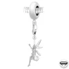 So Charm Bijoux Charm perle Fée orné de cristaux Swarovski par SC Crystal Paris® BEA0044+CH0276-argent | Femme Charms