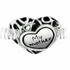 So Charm Bijoux Charm perle "My mother" acier par SC Crystal | Femme Charms