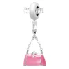 So Charm Bijoux Charm perle Sac à main rose par SC Crystal Paris® BEA0044+CH0109-argent | Femme Charms