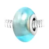 So Charm Bijoux Charm perle verre bleu et acier par SC Crystal BEA0141 | Femme Charms