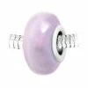 So Charm Bijoux Charm perle verre nacré rose et acier par SC Crystal BEA0004 | Femme Charms