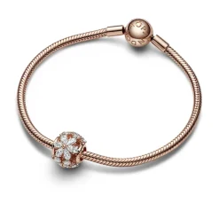Pandora Charm Rond Herbier Scintillant – Timeless | Femme Charms