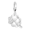 So Charm Bijoux Charms Et Perles So Charm - CH1005-ARGENT-BLANC - Charm Trèfle | Femme Charms