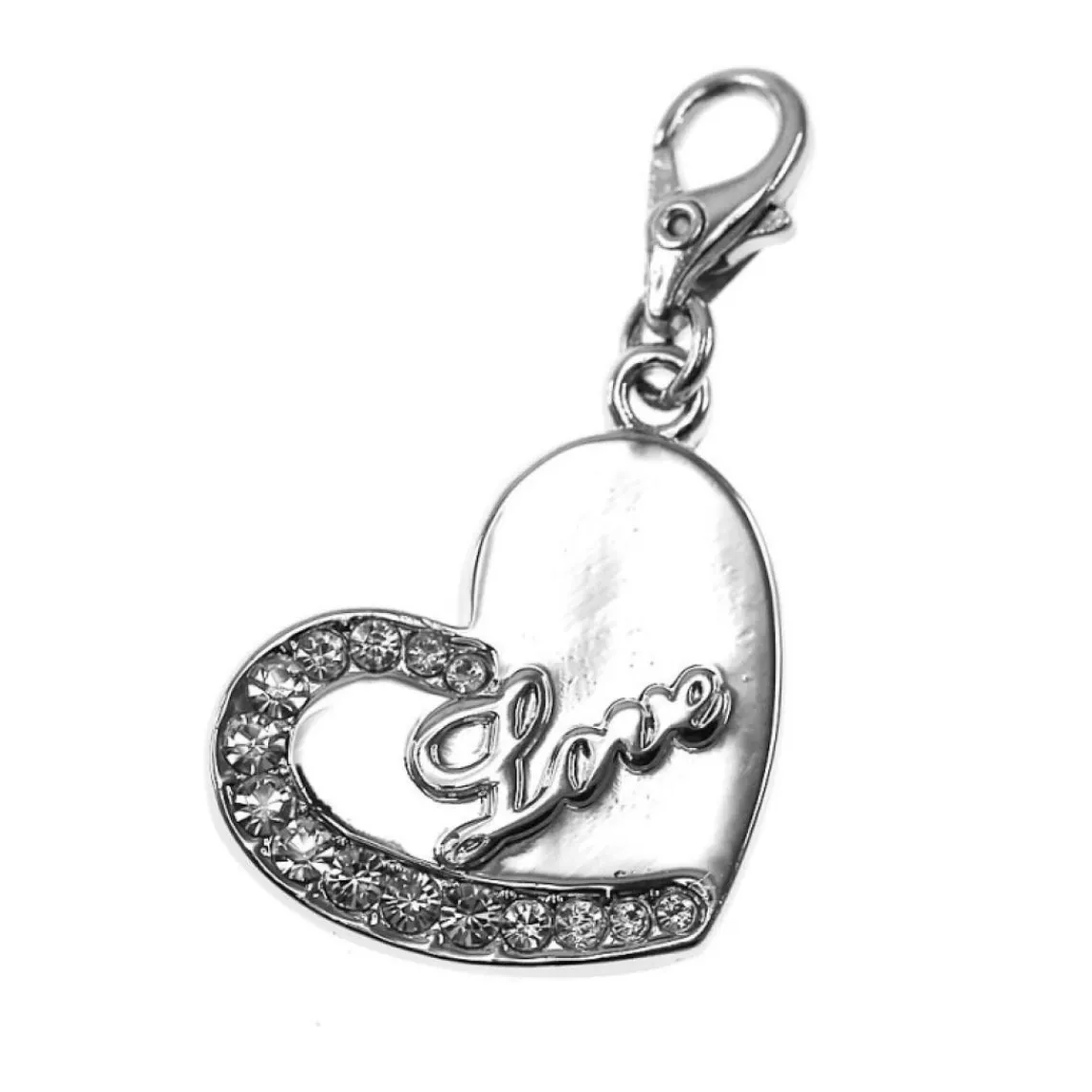 So Charm Bijoux Charms Et Perles So Charm - CH0998-ARGENT - Charm Coeur Love | Femme Charms