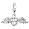 So Charm Bijoux Charms Et Perles So Charm - CH0166-ARGENT - Charm Coeur Ailé | Femme Charms
