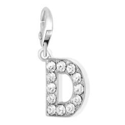So Charm Bijoux Charms Et Perles So Charm - CH0017-ARGENT - Charm Lettre D | Femme Charms