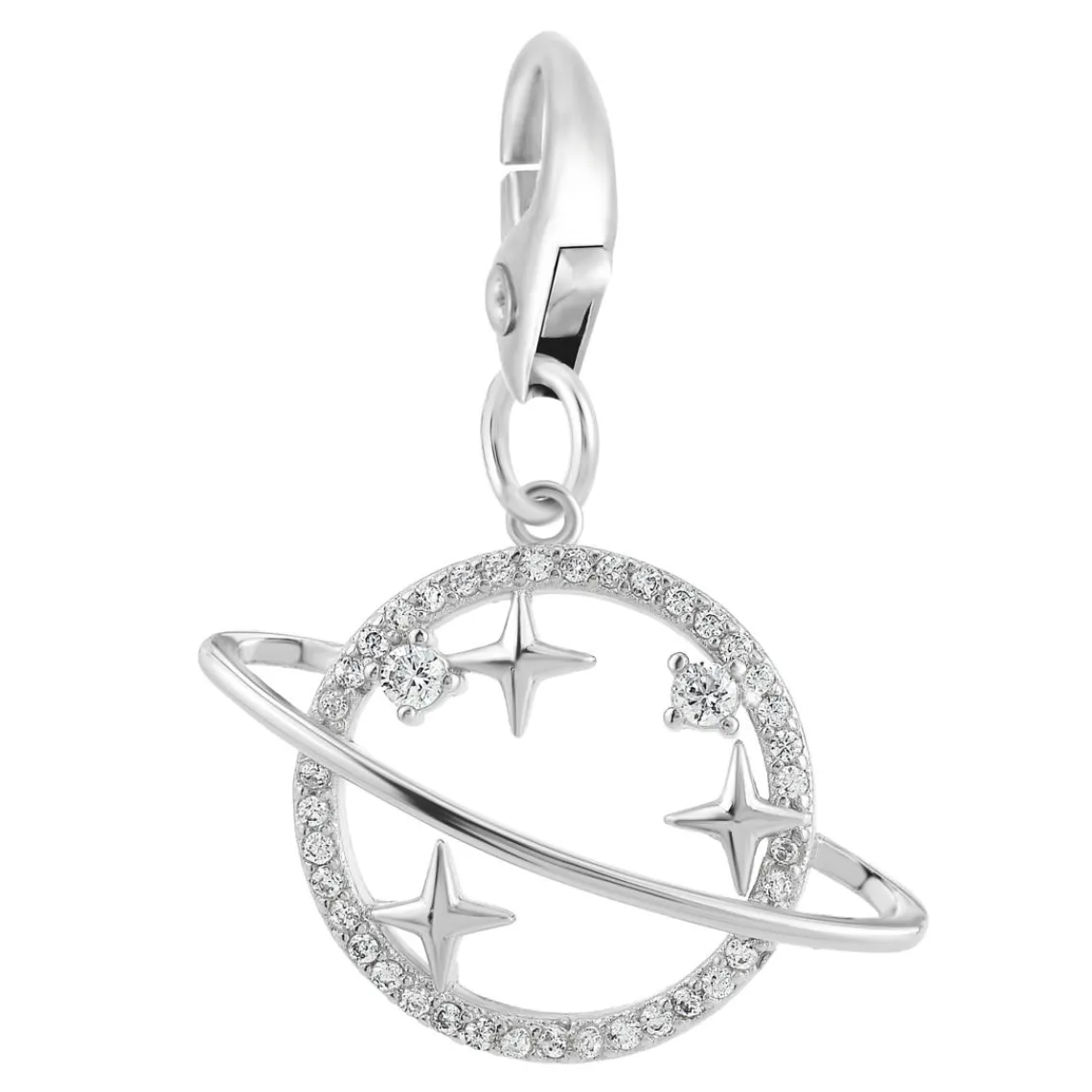 So Charm Bijoux Charms Et Perles So Charm - CH1285-ARGENT - Charm Saturne | Femme Charms