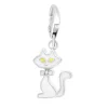 So Charm Bijoux Charms Et Perles So Charm - CH0151-ARGENT - Charm Chat Blanc | Femme Charms