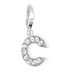 So Charm Bijoux Charms Et Perles So Charm - CH0016-ARGENT - Charm Lettre C | Femme Charms