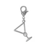 So Charm Bijoux Charms Et Perles So Charm - CH0382-ARGENT - Charm Verre Cocktail | Femme Charms