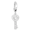 So Charm Bijoux Charms Et Perles So Charm - CH0060-ARGENT - Charm Clé C?Ur | Femme Charms