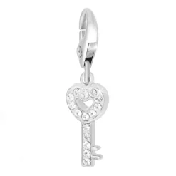 So Charm Bijoux Charms Et Perles So Charm - CH0060-ARGENT - Charm Clé C?Ur | Femme Charms