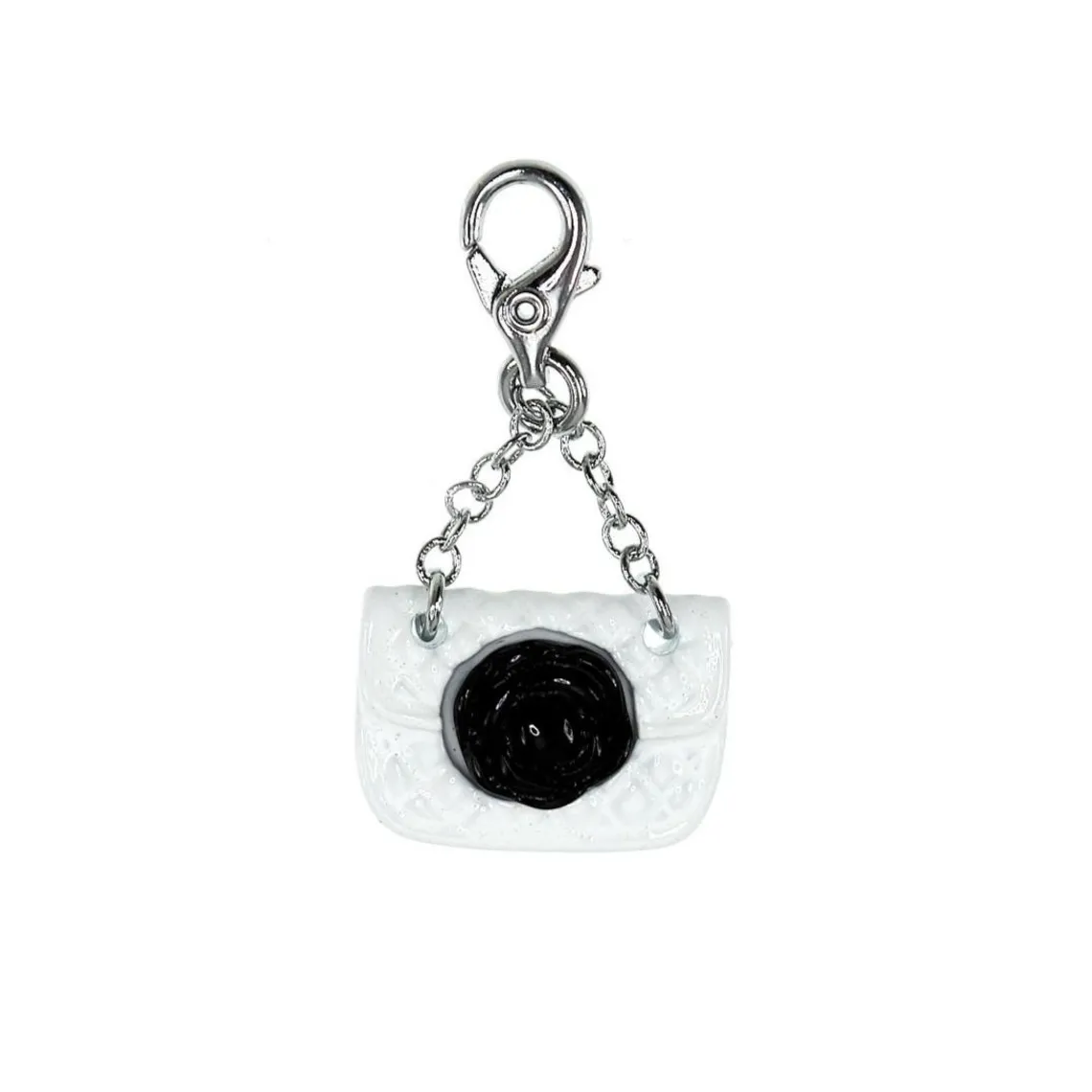So Charm Bijoux Charms Et Perles So Charm - CH1009 - Charm Sac Blanc | Femme Charms