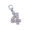 So Charm Bijoux Charms Et Perles So Charm - CH0007 - Charm Chiffre 4 | Femme Charms
