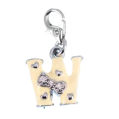 So Charm Bijoux Charms Et Perles So Charm - CH0086 - Charm Lettre W | Femme Charms