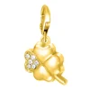 So Charm Bijoux Charms Et Perles So Charm - CH1005-DORE-BLANC - Charm Trèfle | Femme Charms