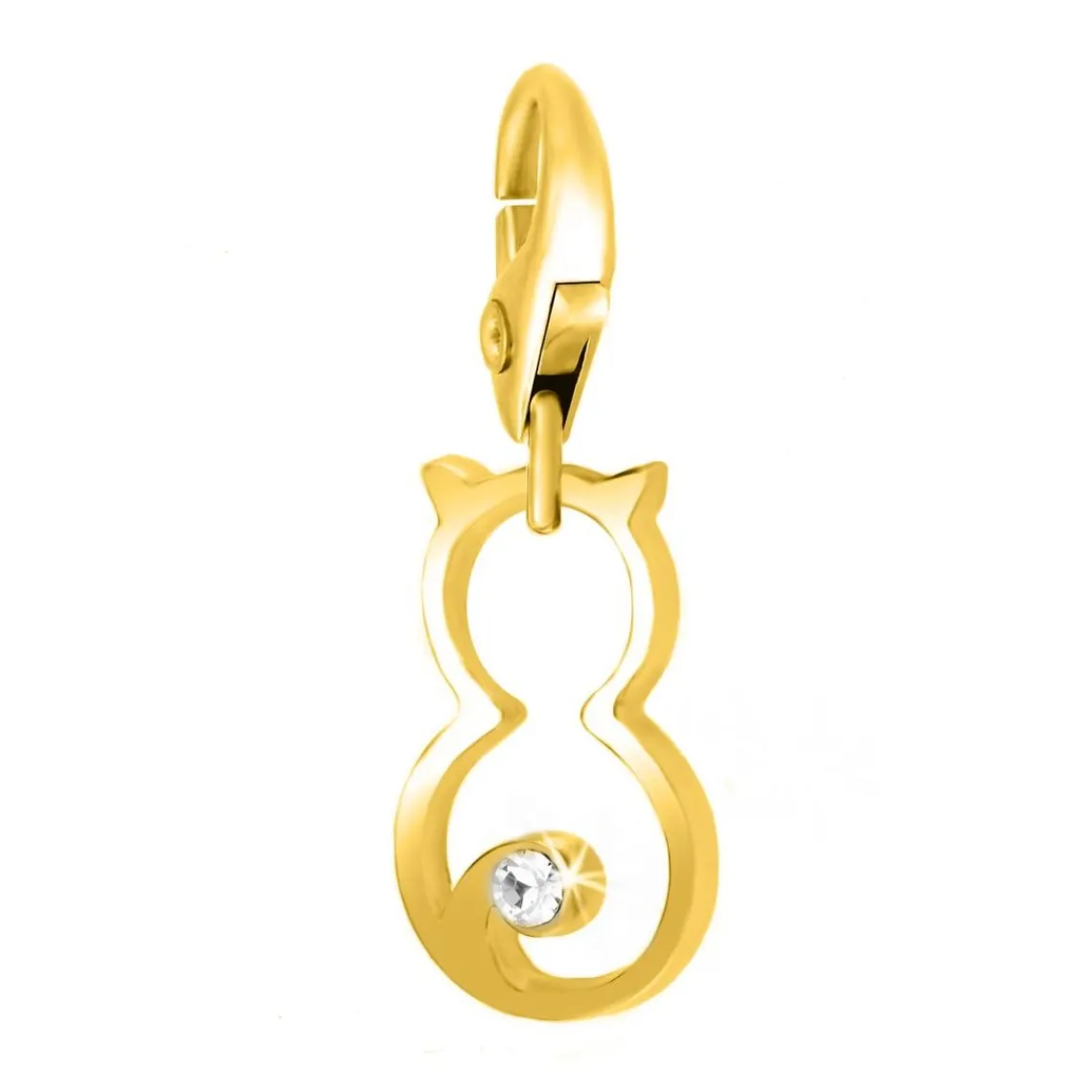 So Charm Bijoux Charms Et Perles So Charm - CH0437-DORE - Charm Chat Doré | Femme Charms