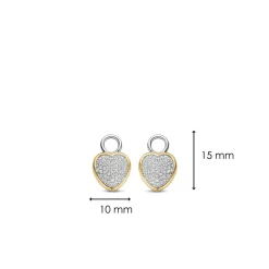 Ti Sento Charms et perles 9232ZY- Argent, plaqué or | Femme Charms