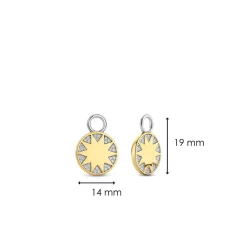 Ti Sento Charms et perles 9228ZY - Argent, plaqué or | Femme Charms