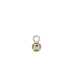 Ti Sento Charms et perles 9180ZY-H - Argent, plaqué or | Femme Boucles D'Oreilles