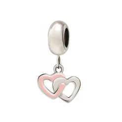 Morellato Bijoux Charms SCZ953 - DROPS Double Coeur acier émail Femme | Femme Charms