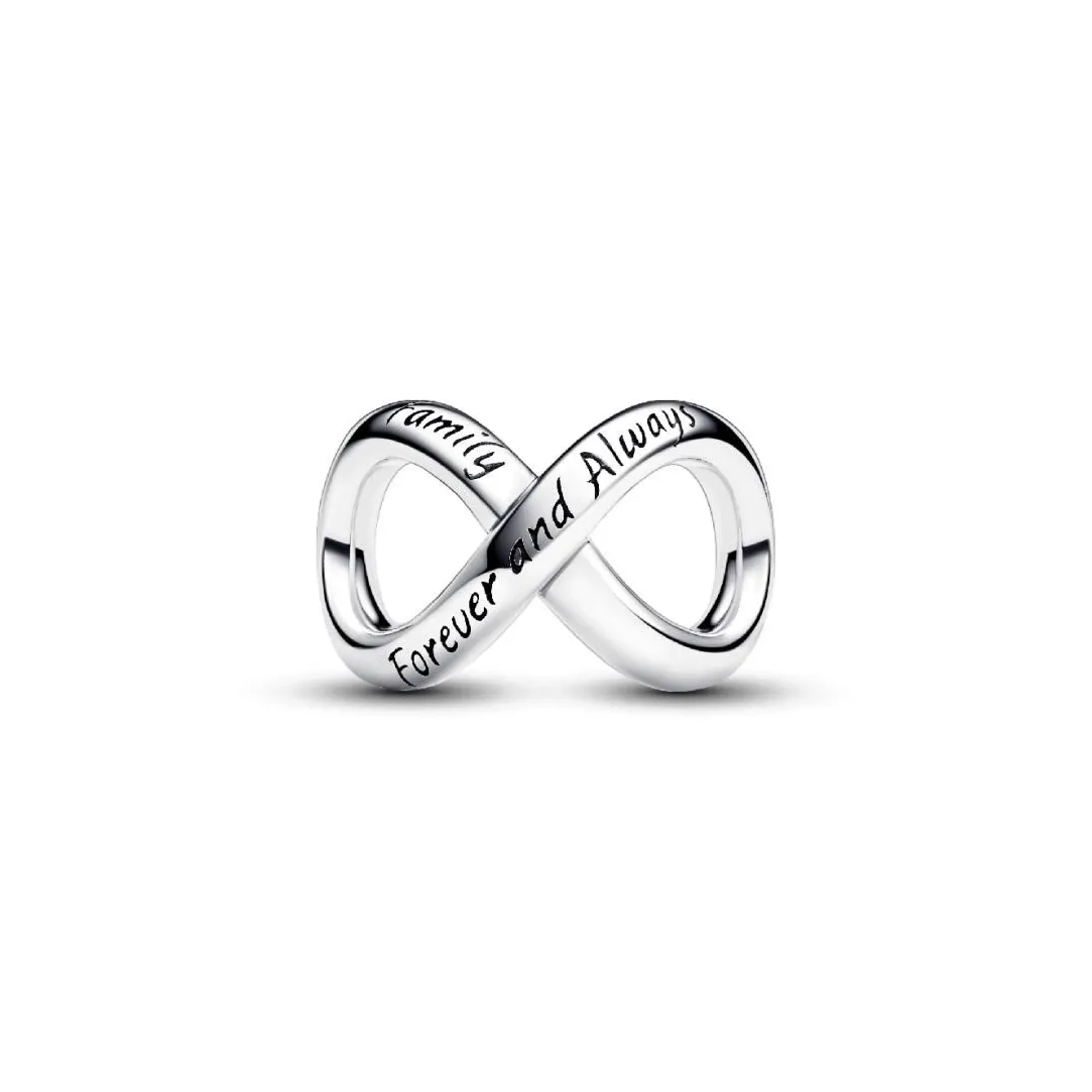 Pandora Charm Symbole de l’Infini Forever & Always | Femme Charms