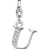 Ti Sento Charm 8366LU - Charm Lettre U | Femme Charms