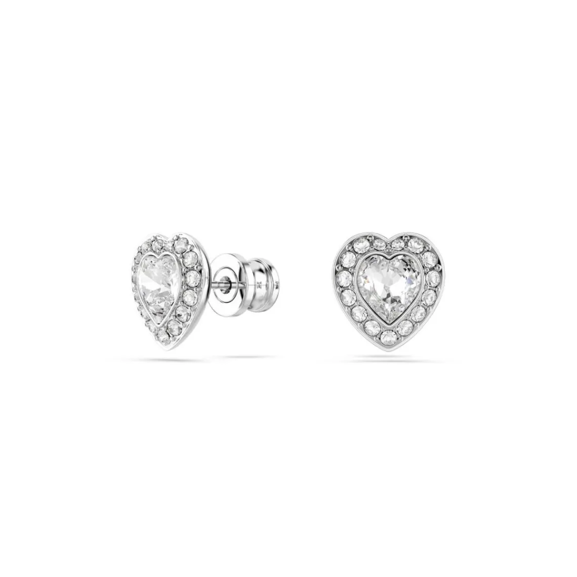 Swarovski Bijoux Clous d'oreilles Ariana Grande x Swarovski, Tailles variées, Cœur, Blanches, Métal rhodié | Femme Boucles D'Oreilles