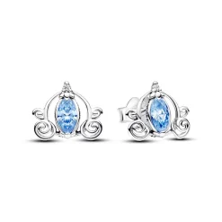Pandora Clous d’Oreilles Disney Carrosse de Cendrillon | Femme Boucles D'Oreilles
