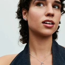 Pandora Clous d’Oreilles Disney Mickey et Minnie Scintillants | Femme Boucles D'Oreilles