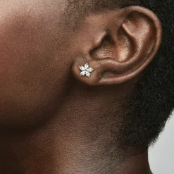 Pandora Clous d'Oreilles Flocon de Neige Timeless | Femme Boucles D'Oreilles