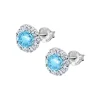 Lotus Silver Clous d'oreilles Beyond Classics LP1290-4-5 Argent Bleu | Femme Boucles D'Oreilles
