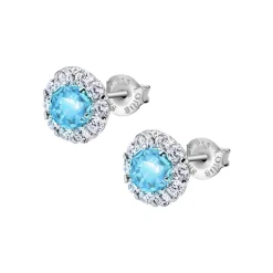 Lotus Silver Clous d'oreilles Beyond Classics LP1290-4-5 Argent Bleu | Femme Boucles D'Oreilles