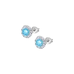Lotus Silver Clous d'oreilles Beyond Classics LP1290-4-5 Argent Bleu | Femme Boucles D'Oreilles