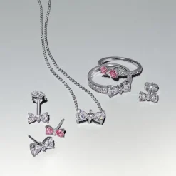 Pandora Clous d’Oreilles Nœud Scintillant Argent | Femme Boucles D'Oreilles