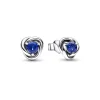 Pandora Clous d’Oreilles Cercles de l’Éternité Bleus | Femme Boucles D'Oreilles