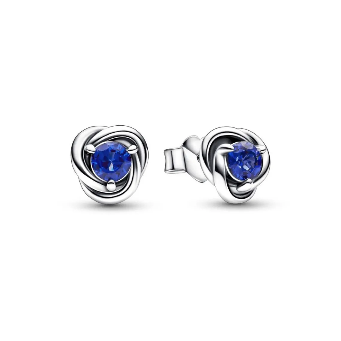 Pandora Clous d’Oreilles Cercles de l’Éternité Bleus | Femme Boucles D'Oreilles