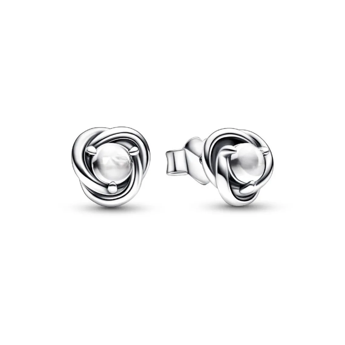Pandora Clous d’Oreilles - Cercles de l’Éternité Incolores | Femme Boucles D'Oreilles