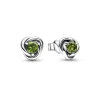 Pandora Clous d’Oreilles - Cercles de l’Éternité Vert Printanier | Femme Boucles D'Oreilles