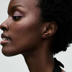 Pandora Clous d’Oreilles - Cœur Rouge | Femme Boucles D'Oreilles