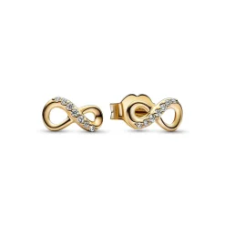 Pandora Clous d’Oreilles Moments - Symbole de l’Infini Scintillant | Femme Boucles D'Oreilles