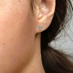 Pandora Clous d'Oreilles Moments Esquisse de Cœurs Scintillants | Femme Boucles D'Oreilles