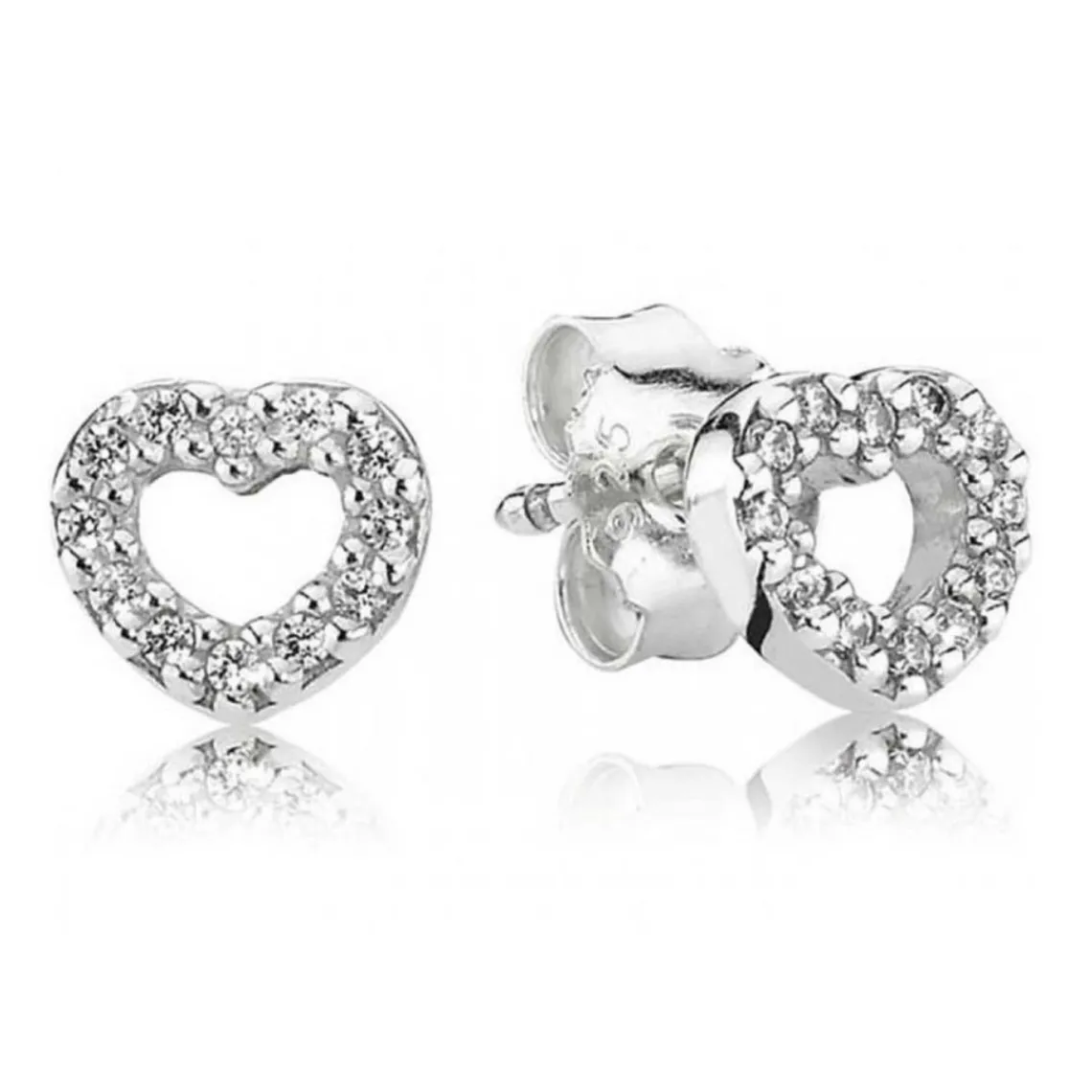 Pandora Clous d'Oreilles Moments Cœur Ouvert | Femme Boucles D'Oreilles