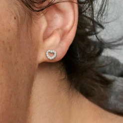 Pandora Clous d'Oreilles Moments Cœur Ouvert | Femme Boucles D'Oreilles