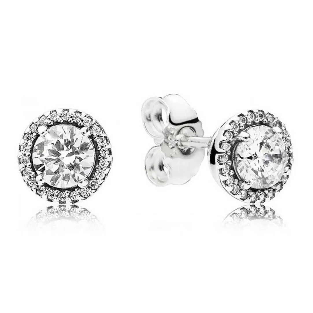 Pandora Clous d’oreilles Timeless rond scintillant | Femme Boucles D'Oreilles